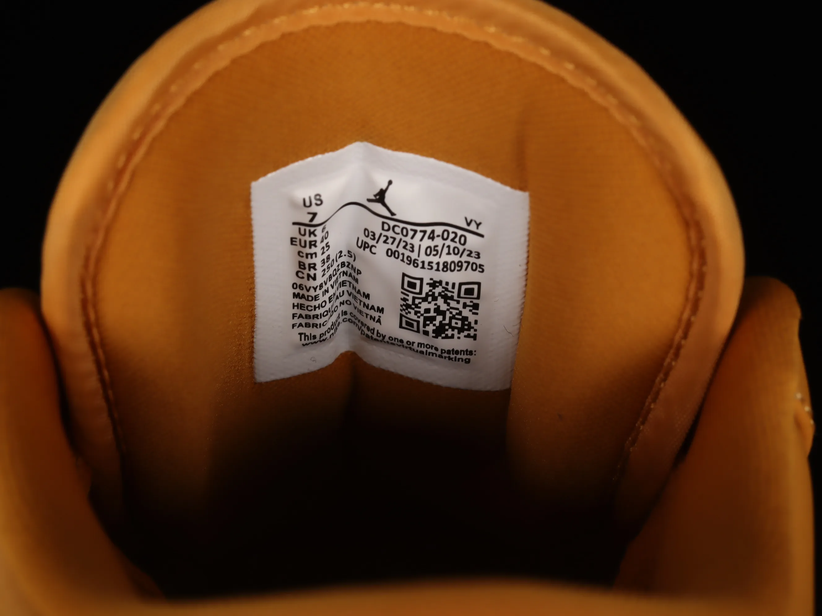 All categories Air Jordan Jordan series basketball shoes Air Jordan 1 Low Air Jordan 1 Low AJ1 Joe 1 sunset yellow low-top cultural basketball shoes DC0774-020